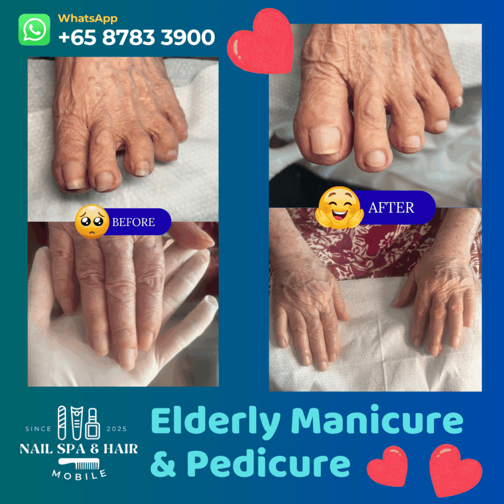 Mobile Nail Spa Hair Elderly Manicure & Pedicure